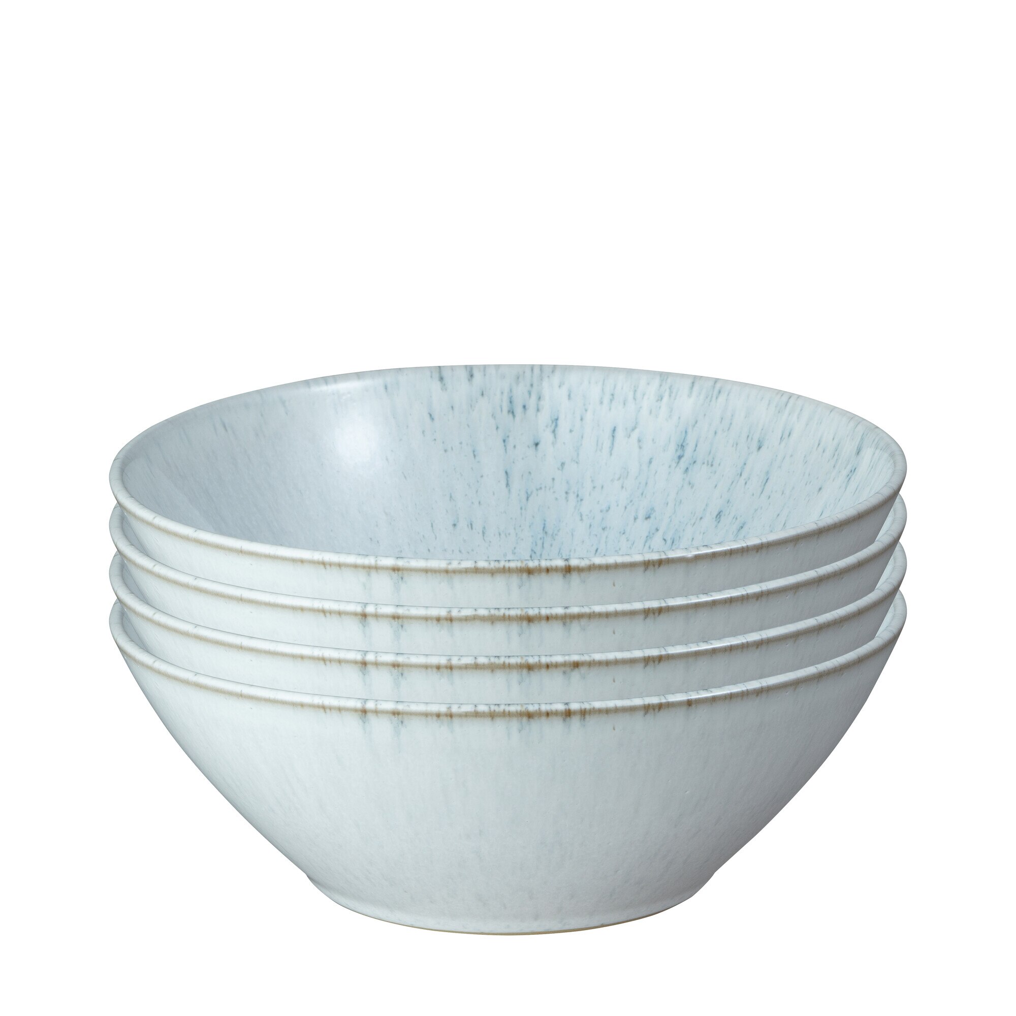 Product photograph of Denby Kiln Blue Set Of 4 Cereal Bowl from Denby Retail Ltd